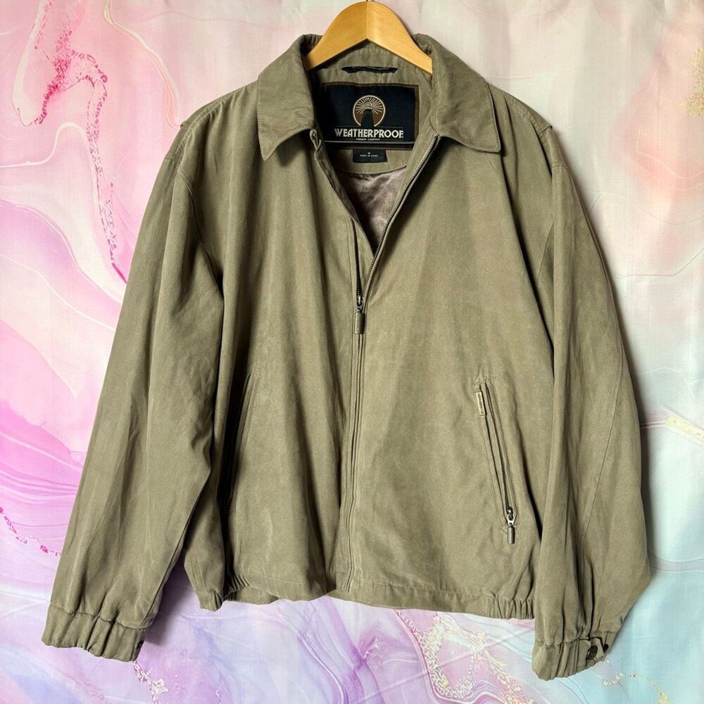 Weatherproof Garment Co M Vintage Bomber Jacket Mountain Chic Outdoors Sporty